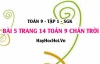 Bài 5 trang 14 Toán 9 tập 1 Chân trời sáng tạo SGK